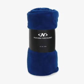 SOLID COLOR CORAL FLEECE BLANKET BLUE 220*240 CM
