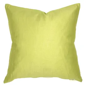 Spring Lemon Faux Silk Throw Pillow Cover 16x16