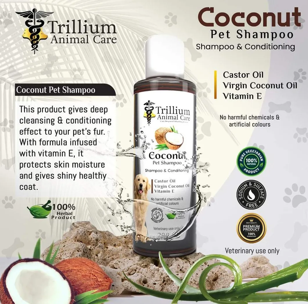Trillium Coconut Pet Shampoo 200ml