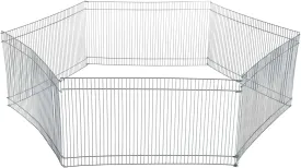 TRIXIE Small Animal Indoor Wire Playpen, Portable Hamster Exercise Pen, 10" Tall