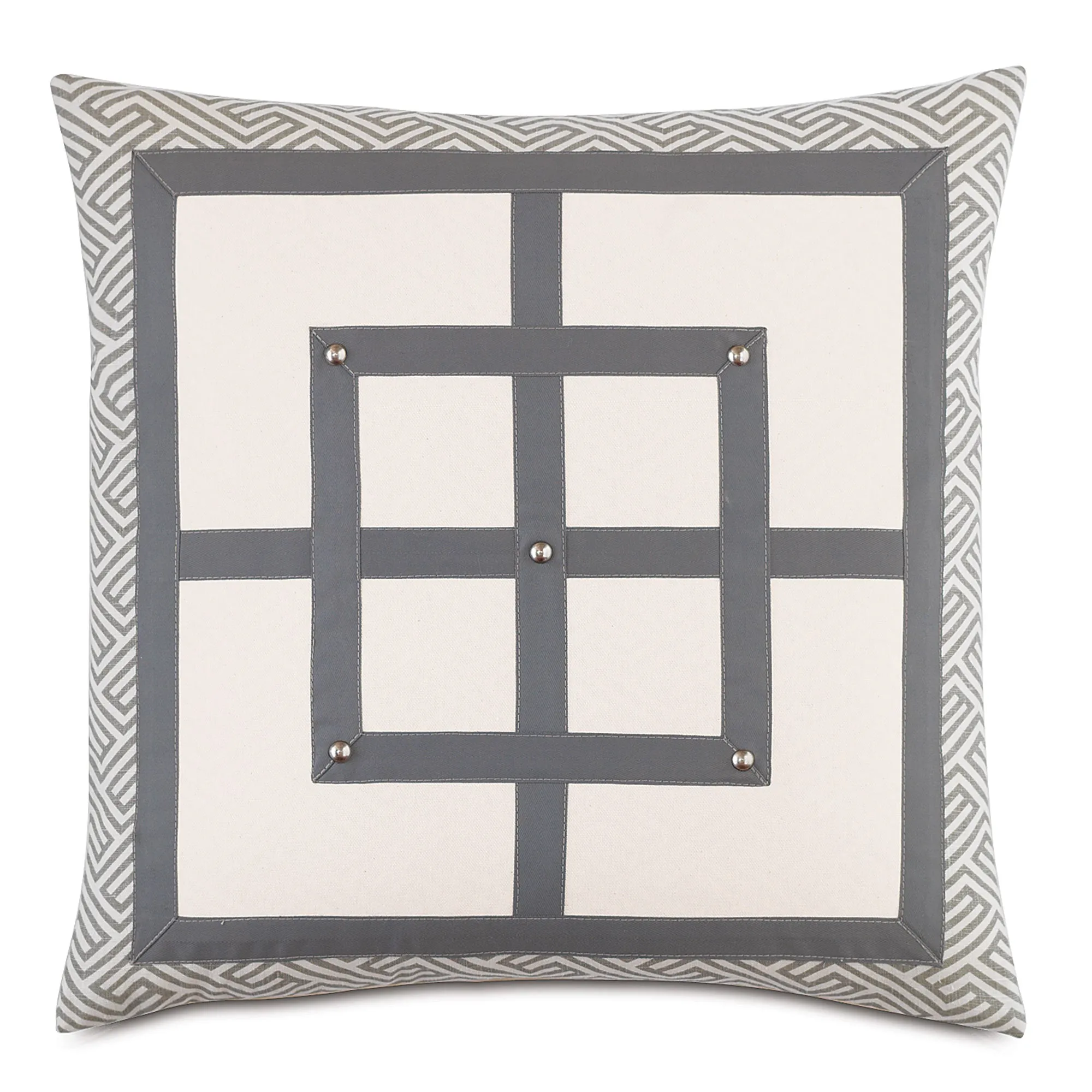 Zen Square Modern Throw Pillow Cover 20x20