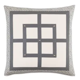 Zen Square Modern Throw Pillow Cover 20x20